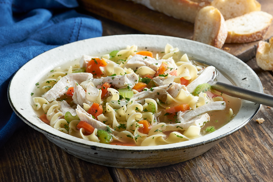 Lemon Ginger Chicken Noodle Soup Recipe | Giant Eagle | Because It