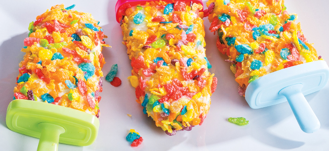 Cereal Ice Cream Bars