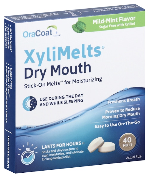 Oracoat Xylimelts Stick-On Melts, Dry Mouth, Mild-Mint Flavor at Select a  Store, Neighborhood Grocery Store & Pharmacy