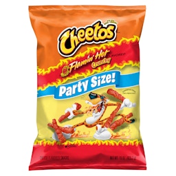 Cheetos Flamin' Hot Puffs Cheese Flavored Snacks, 8 oz