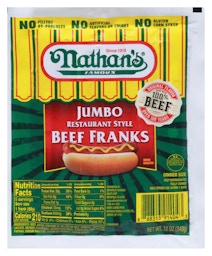 Kosher A & H Beef Mini Hot Dogs 12 oz