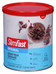 Slimfast Intermittent Fasting Snack Shake Mix, Double Chocolate Cake - 11.3 oz