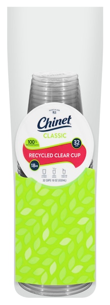 Chinet Cut Crystal 9 oz. Plastic Cups