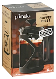 Primula Burke Coffee Maker, Cold Brew, Black, Glass, 1.6 Quarts