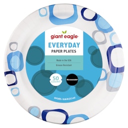 Hefty Super Strong White Paper Plates, 192 Count