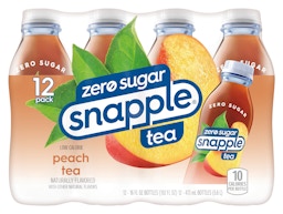 Snapple Tea, Peach Tea & Lemonade 6 ea, Soft Drinks