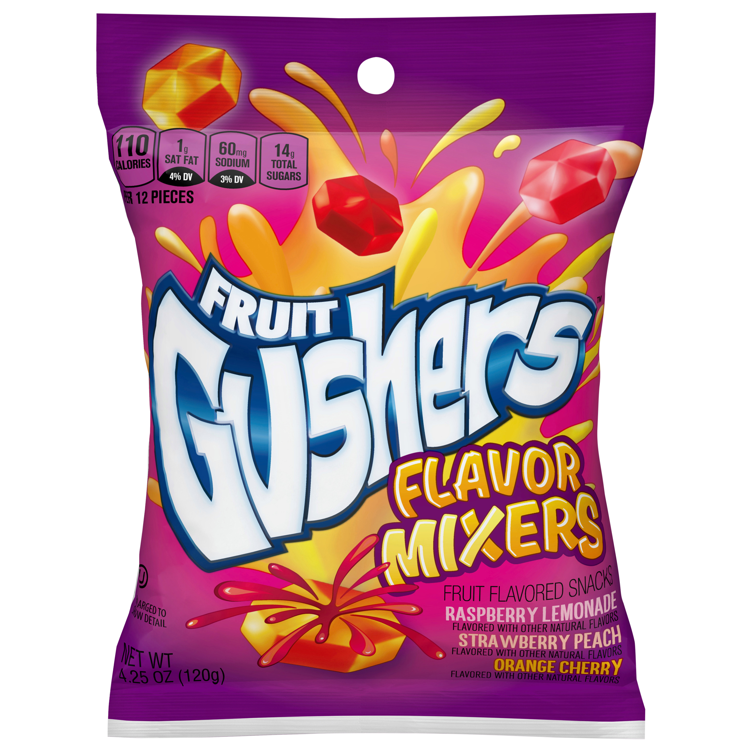 Fruit Gushers Fruit Flavored Snacks, Flavor Mixers