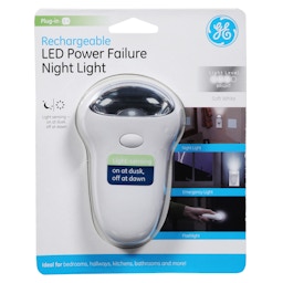 GE Power Failure Night Light, Rechargeable LED, Electronics