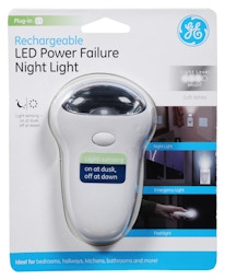 GE Power Failure Night Light, Rechargeable LED, Electronics