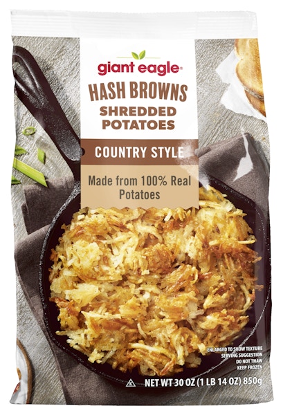 Giant Eagle Hash Browns Shredded Potatoes, Country Style at Select a Store, Neighborhood Grocery Store & Pharmacy