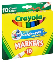Markers, Paints and Crayons