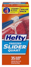 Slider Quart Freezer Bags - 40ct - Up & Up™ : Target