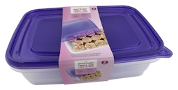 Glad Holiday Deep Dish Food Storage Containers, Large, 3 ct