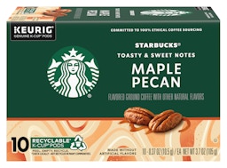 Starbucks K-Cup Coffee Pods, Gingerbread Naturally Flavored Coffee For  Keurig Brewers, 100% Arabica, Limited Edition Holiday Coffee, 1 Box (10  Pods)