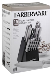 Farberware Knife Set, Steak, Stainless Steel - 4 ea