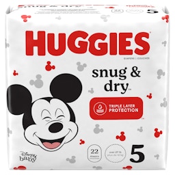 Huggies Snug & Dry Baby Diapers Size 1 (8-14 lbs), 38 ct - Foods Co.