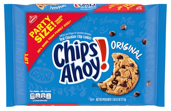 Chips Ahoy! Cookies, Chunky, Party Size - 24.75 oz