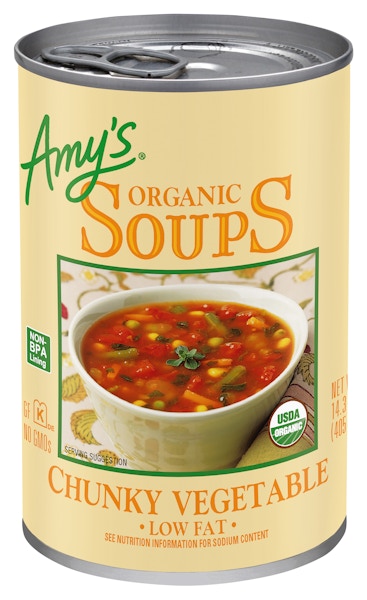 Amy's Organic Gluten Free Low Sodium Chunky Tomato Bisque Soup - 14.5oz