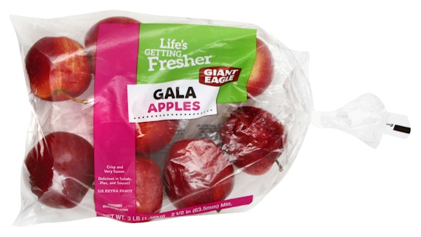 Fresh Gala Apples, 3 lb Bag