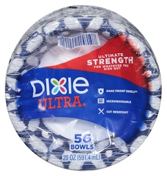 Dixie Ultra Heavy Duty Bundle, Plates Large 10 1/16 inch (44 ct), Small 6 7/8 inch (44 ct), Bowl (28 ct)